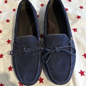 Navy suede Aurelien Driving shoe